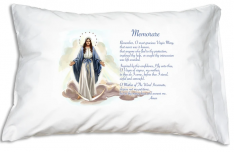 Prayer Pillowcase: Our Lady of Grace - Memorare - Organic Cotton